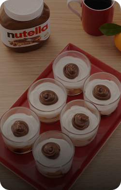 Tiramisù di Natale con Nutella