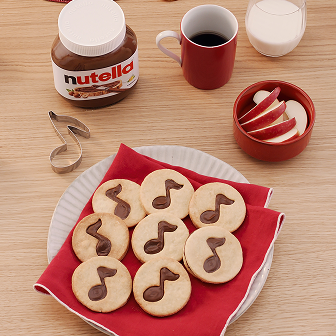 Biscotti natalizi di Nutella