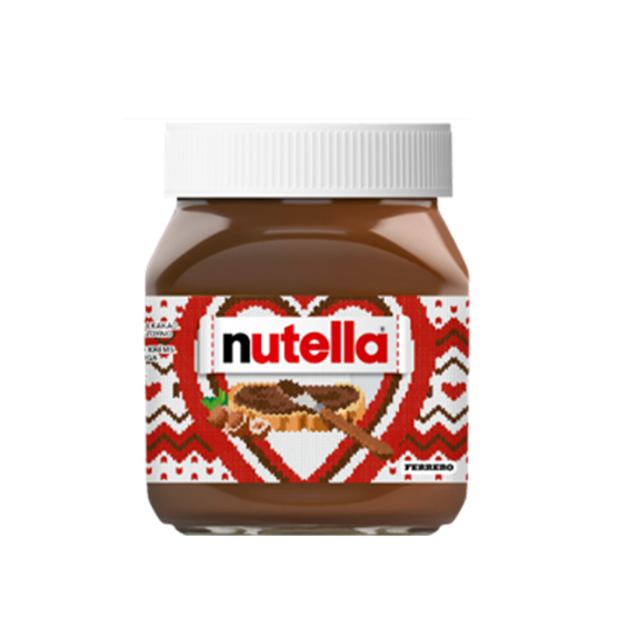 NUTELLA® 350 g - Świąteczna etykieta z sercem