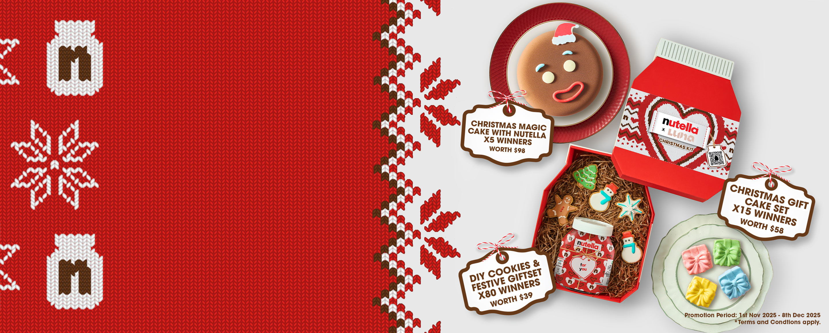 Christmas promo SG desk