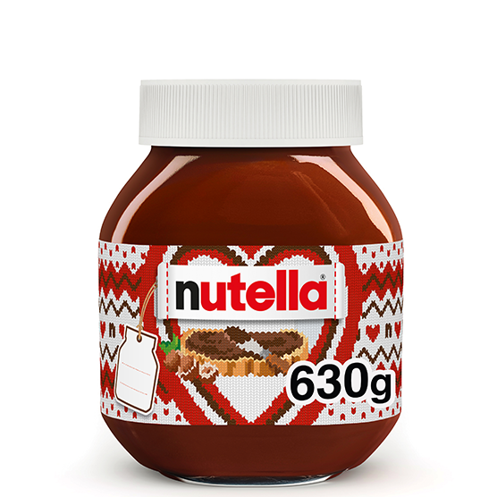 Nutella® 630gr Heart pattern